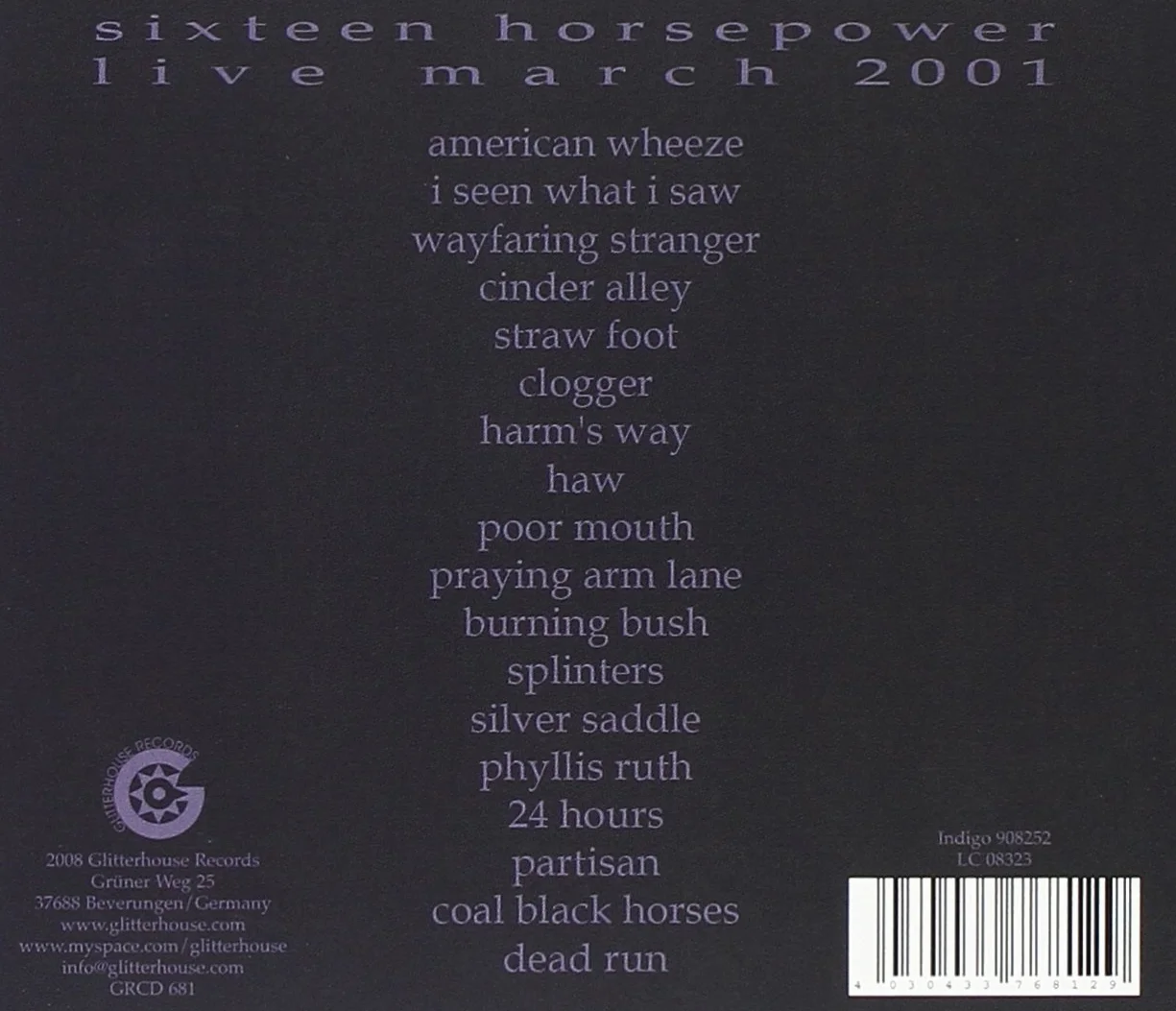 Live March 2001
