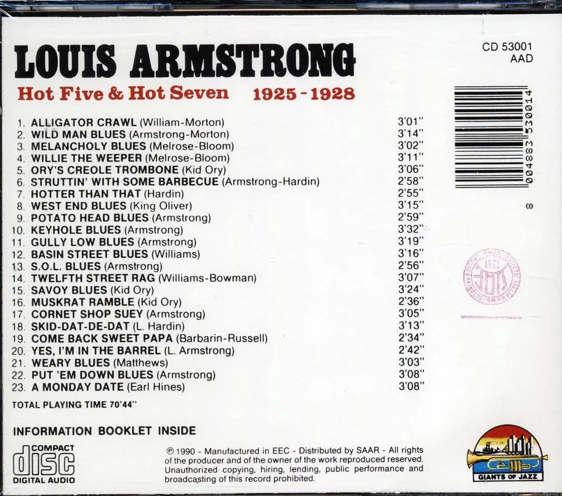 Hot Five & Hot Seven 1925-1928