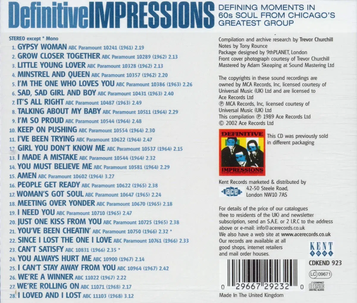 Definitive Impressions