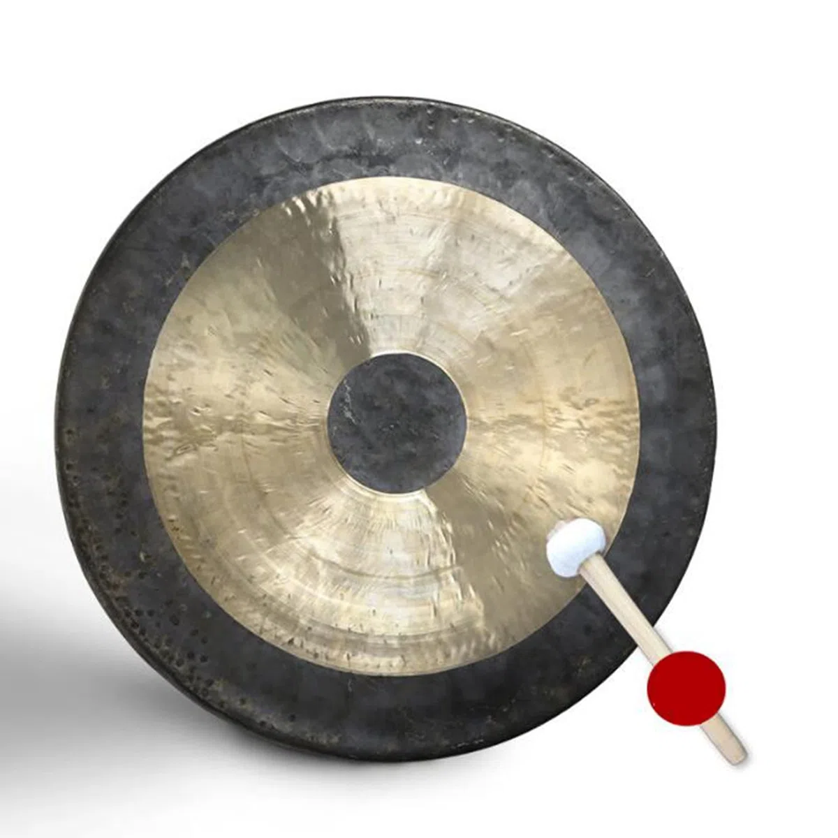 XuRX Original Tan Gong/Huizhou Gong, Grand Son, INCL. Bois/Coton Flottant, Ouverture de cérémonie, Instruments de Percussion (Size : 25cm)