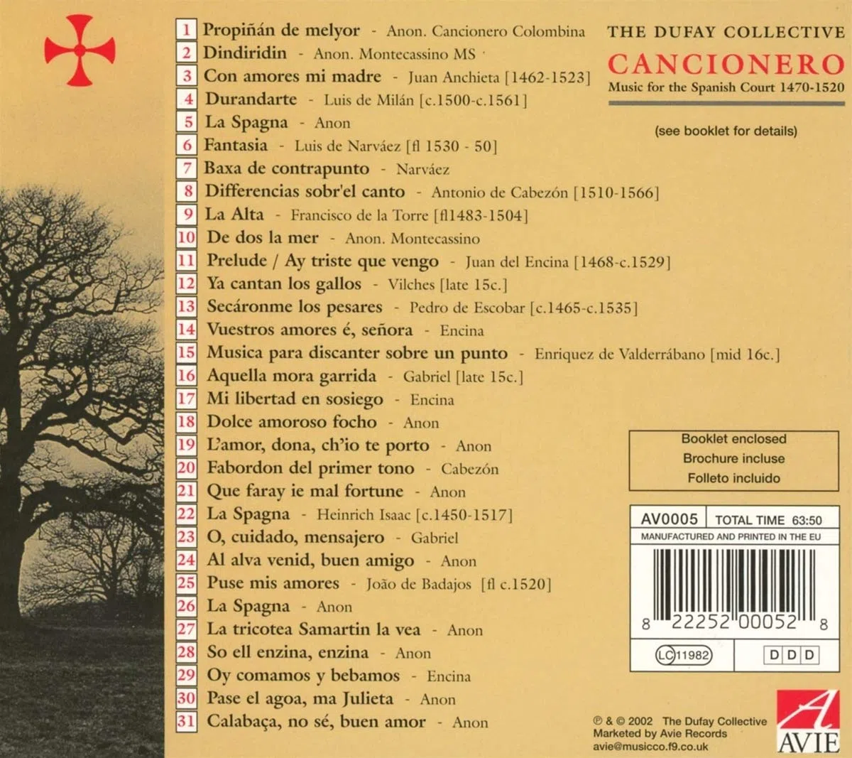 Cancionero : Musique À la Cour d'Espagne, 1470-1520
