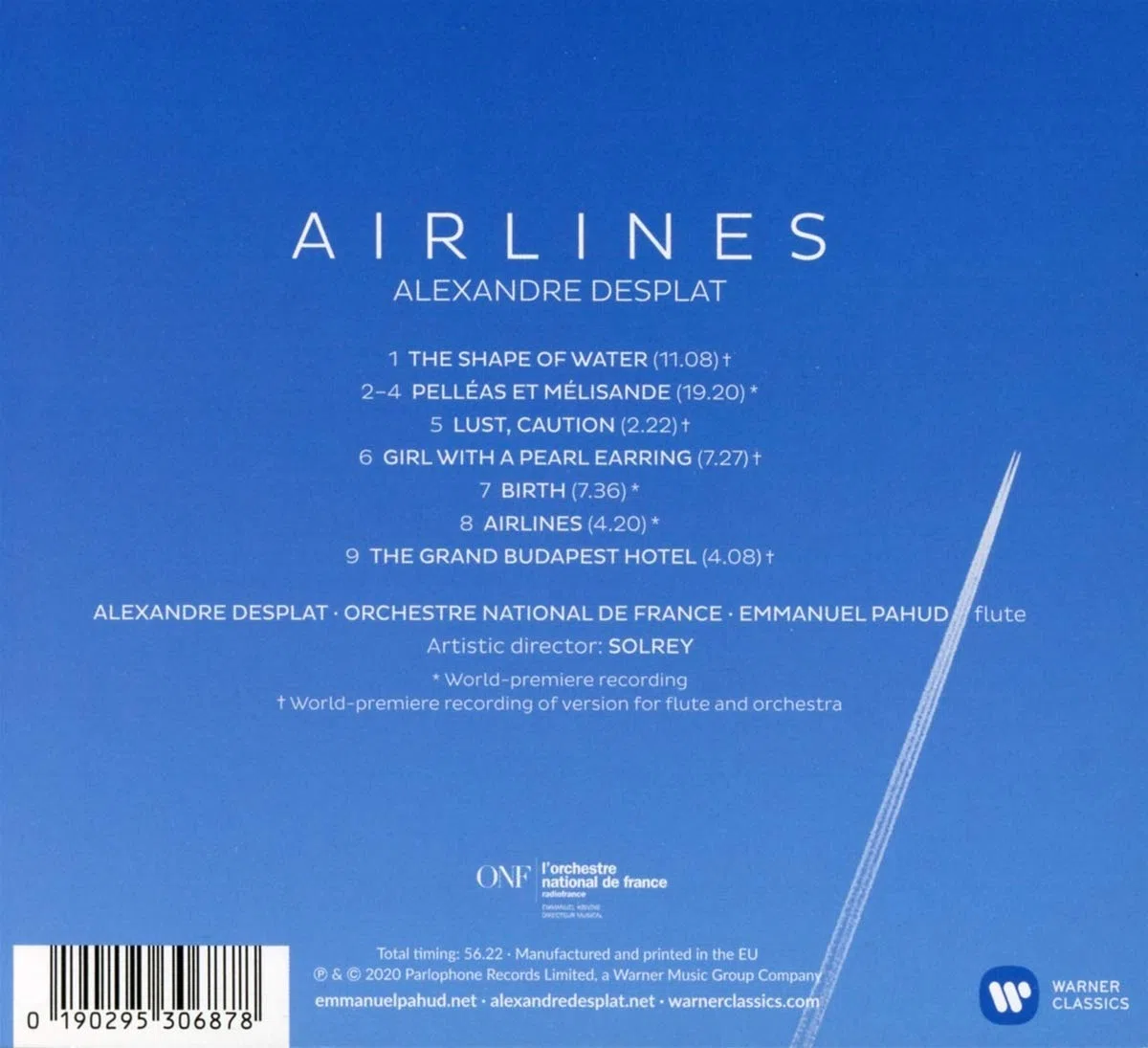 Alexandre Desplat : Airlines
