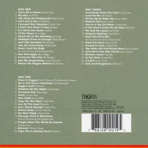 Coffret Trojan Soulful Reggae