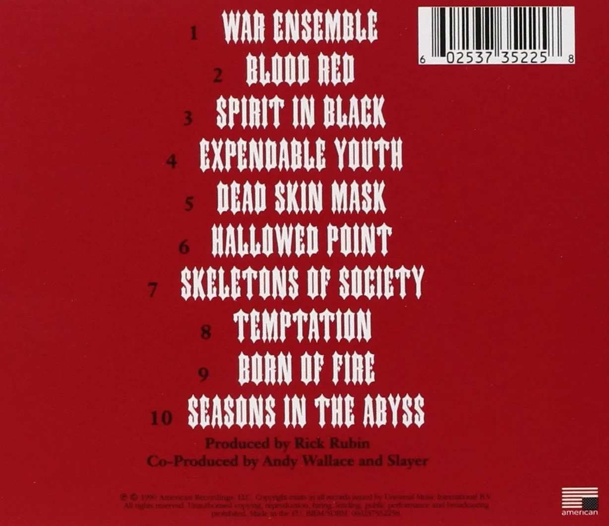 Seasons in the Abyss Explicit Lyrics