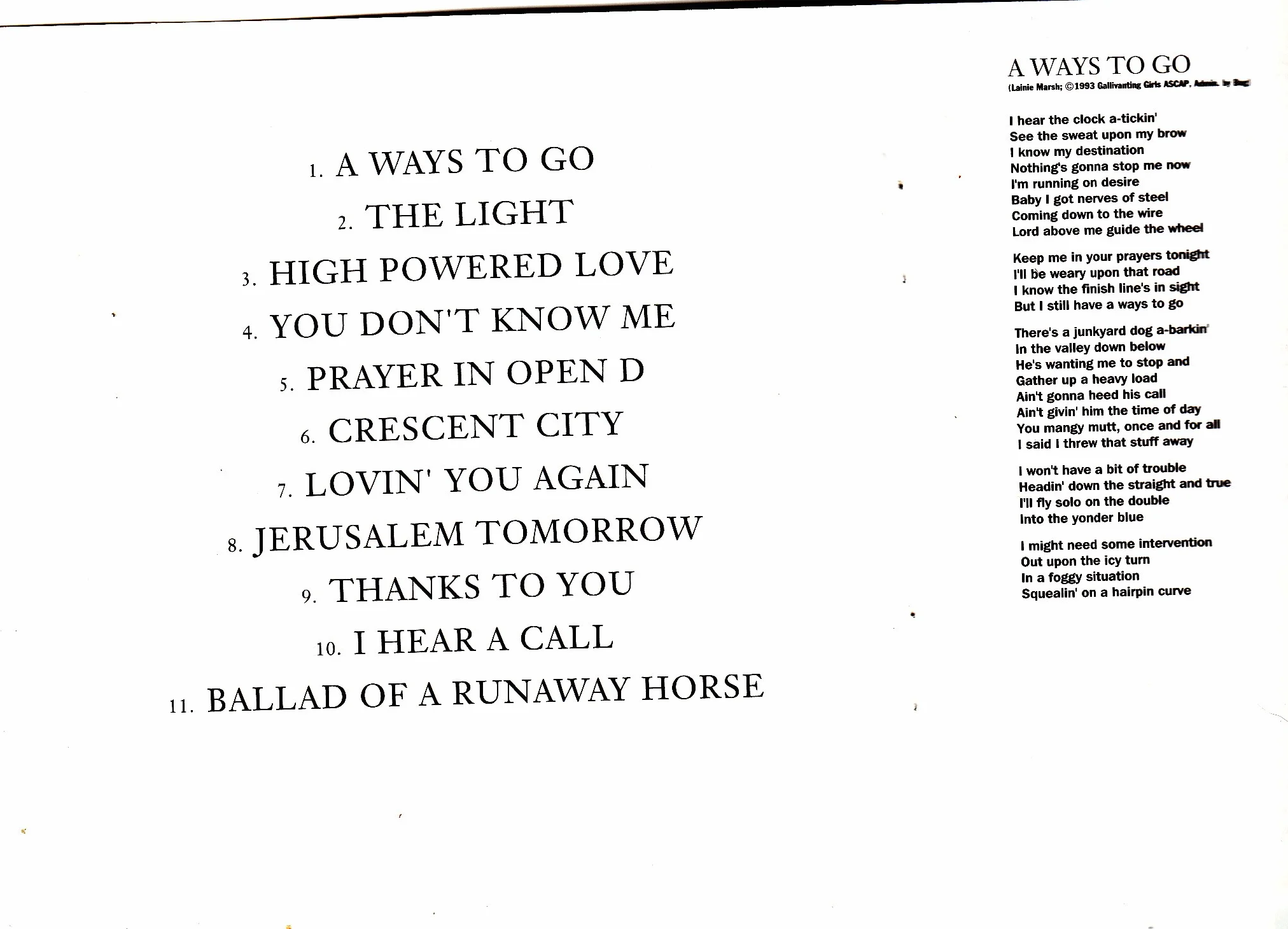 Cowgirl's Prayer