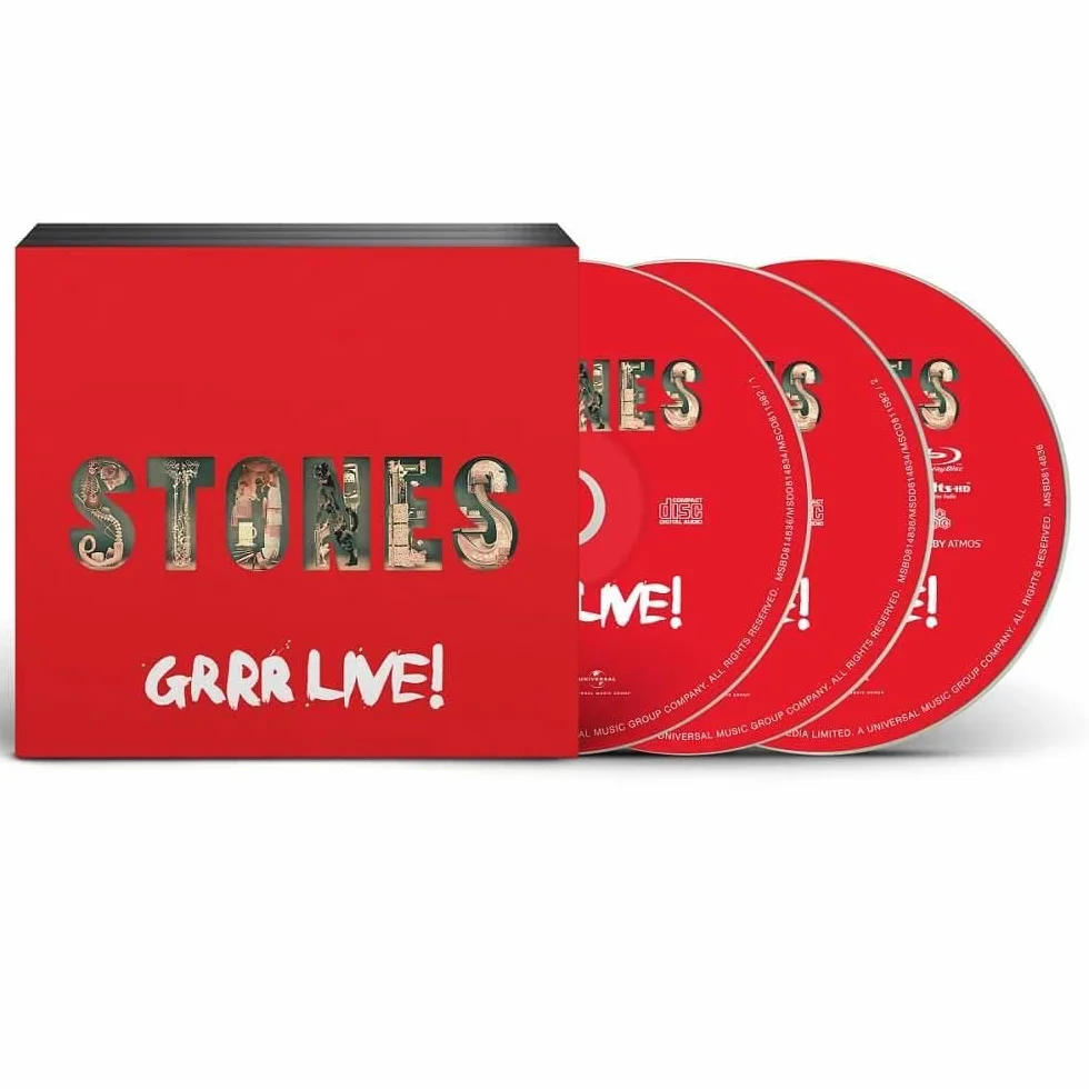 GRRR Live! 2CD + 1 Blu-ray