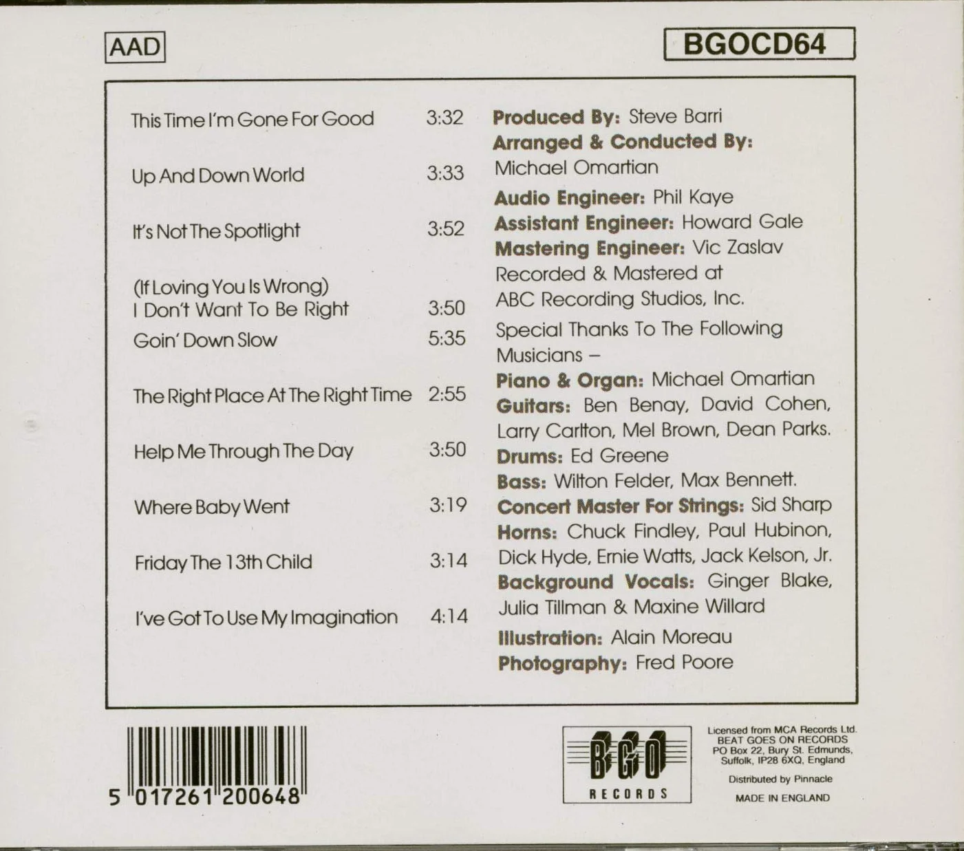 His California Album