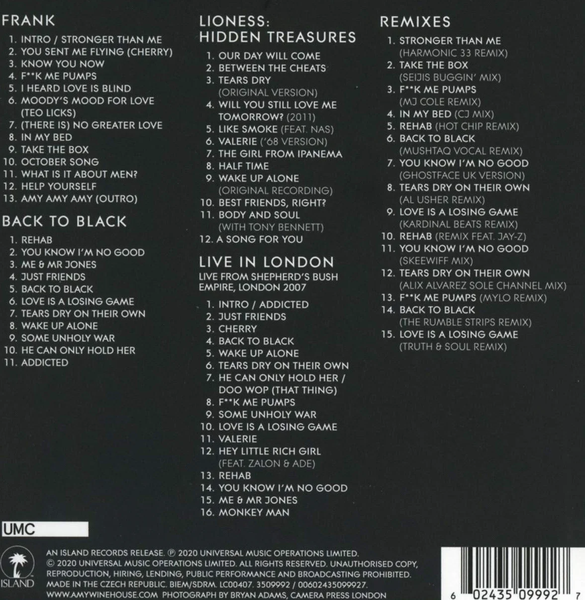 The Collection Coffret 5 CD Tirage limité