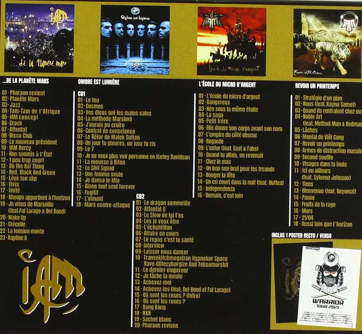 Coffret 4 Albums Poster Exclusif