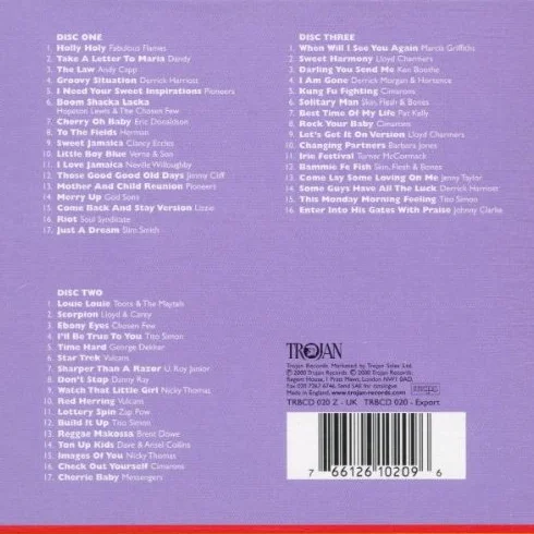 Coffret Trojan Club Reggae