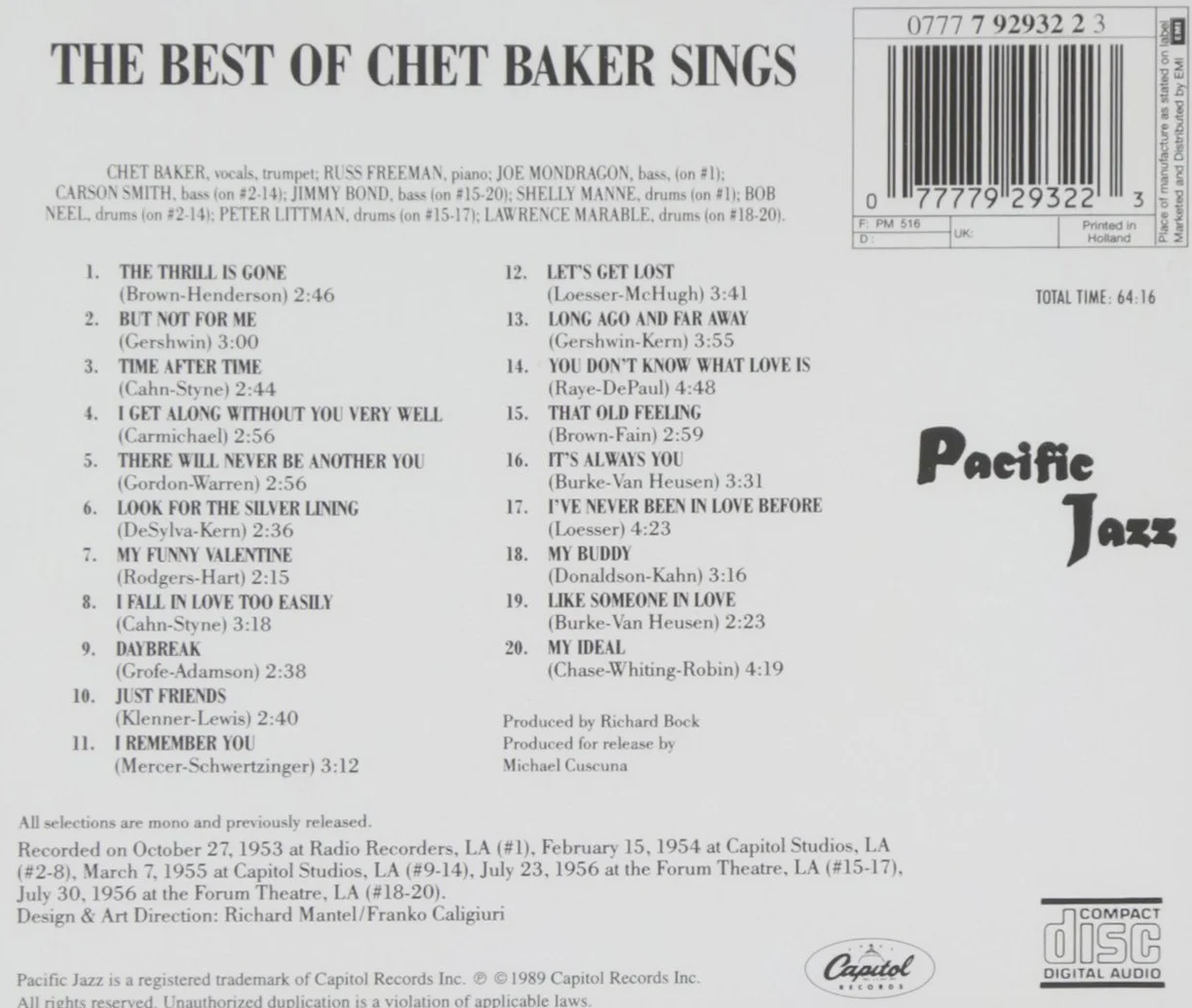 Chet Baker The Best of