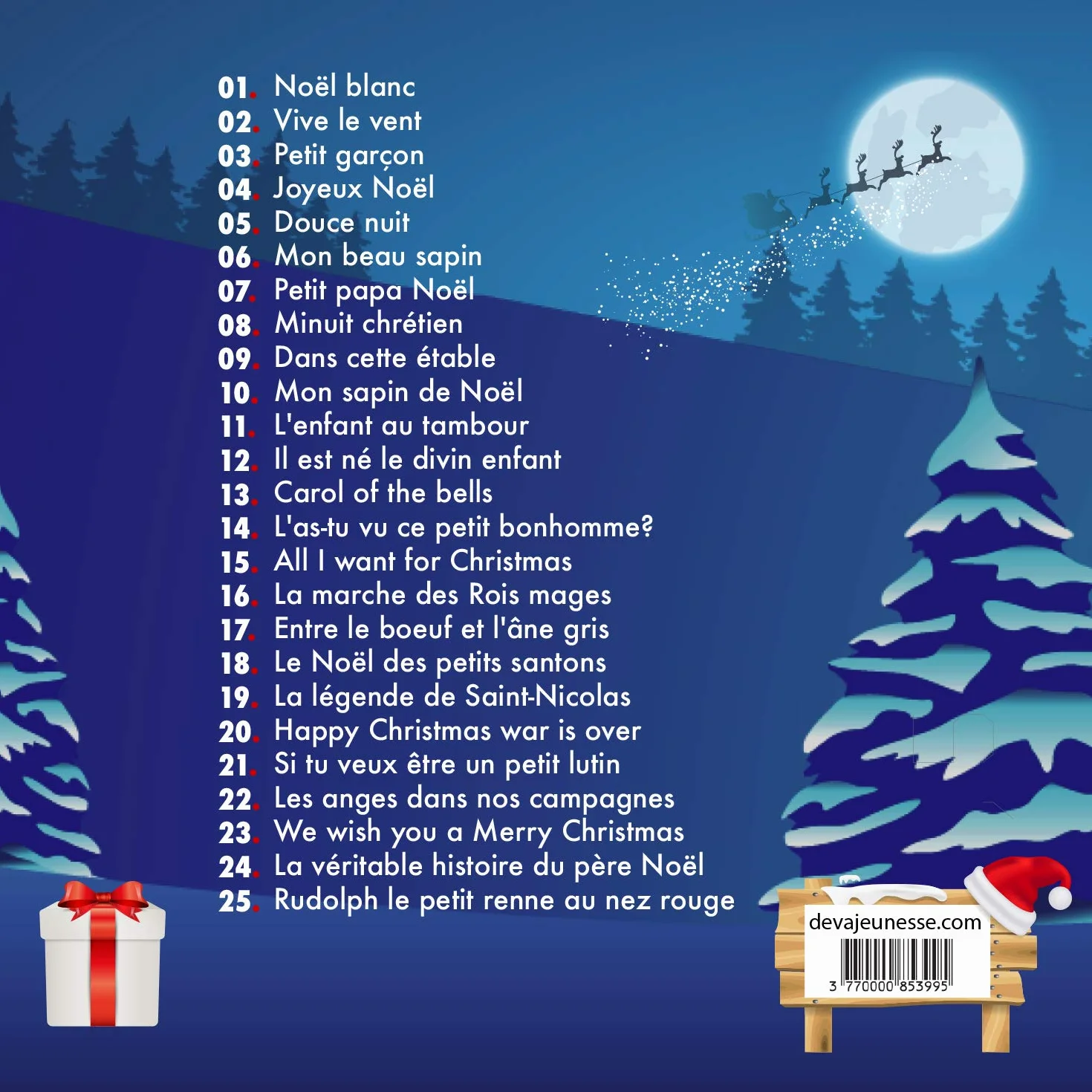 Comptines et chansons de Noël avec paroles inclus