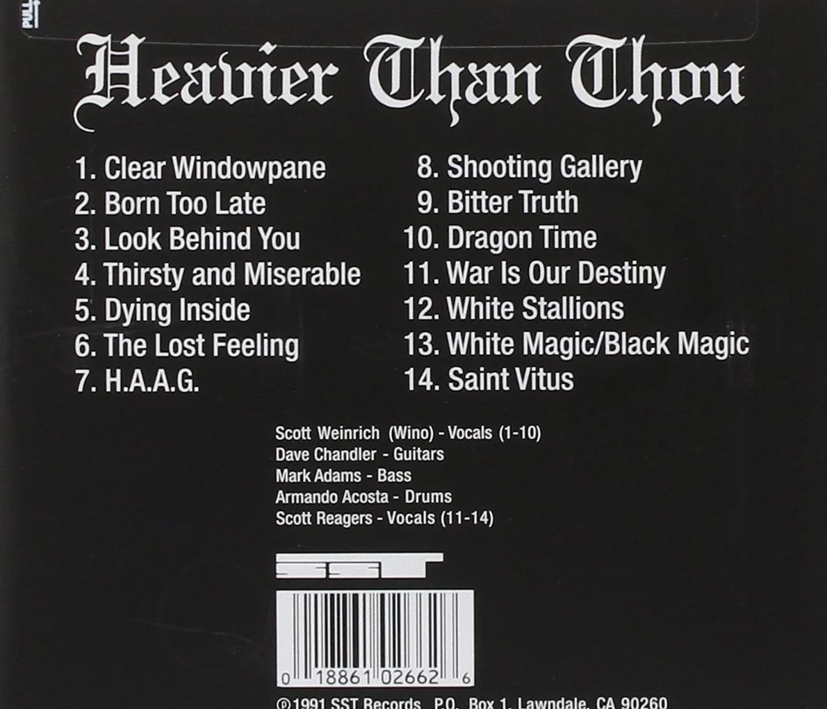 Heavier Than Thou
