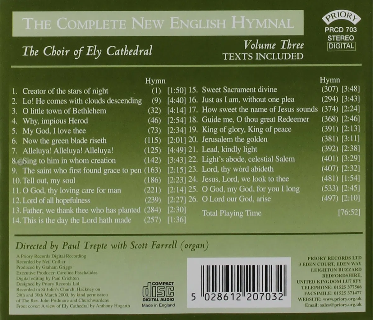 New English Hymnal-Volume. 3