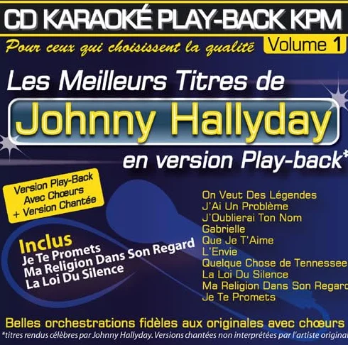 Karaoké Play-Back KPM Vol. Johnny Hallyday