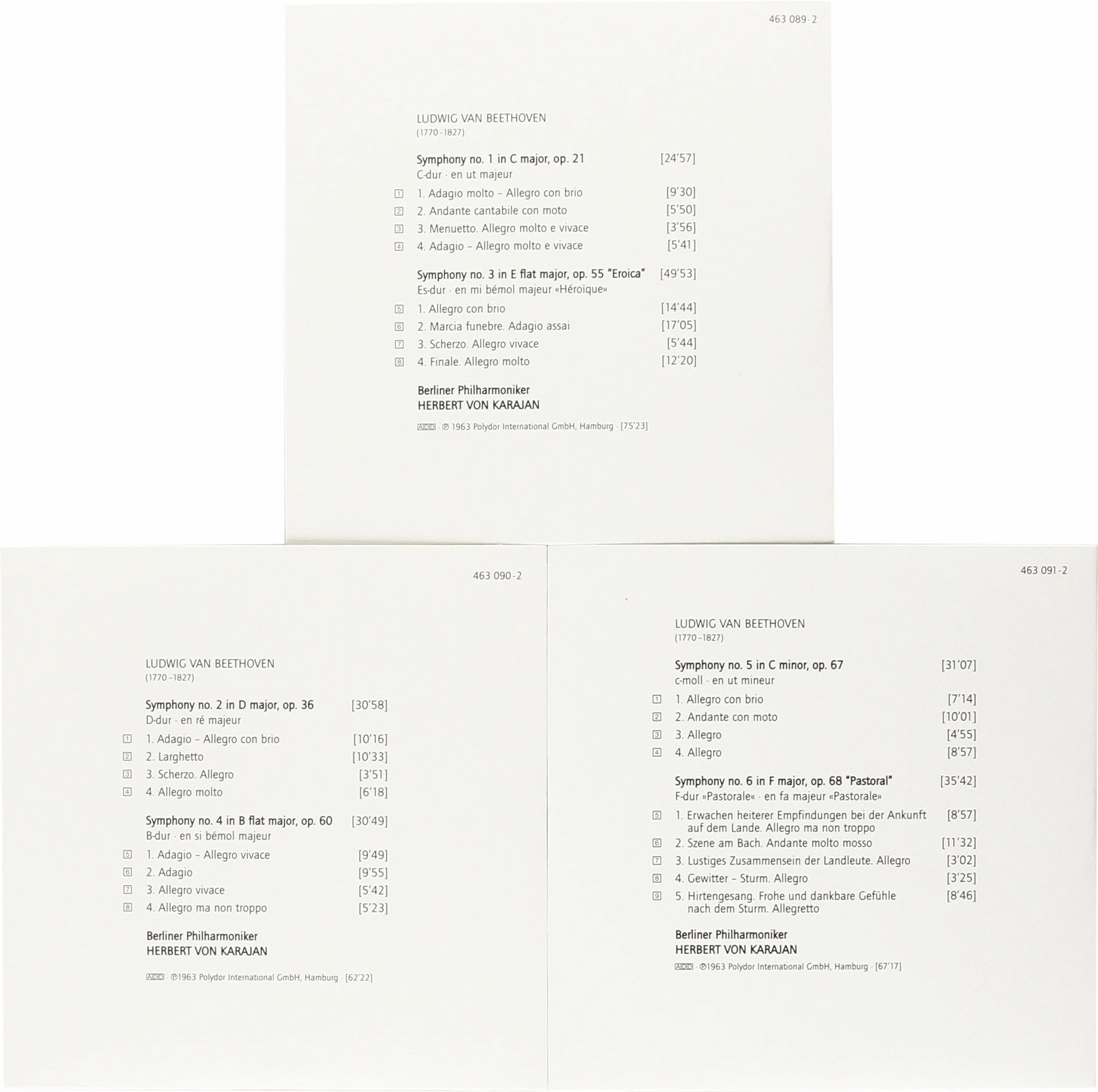 Beethoven: Les 9 Symphonies (Coffret)