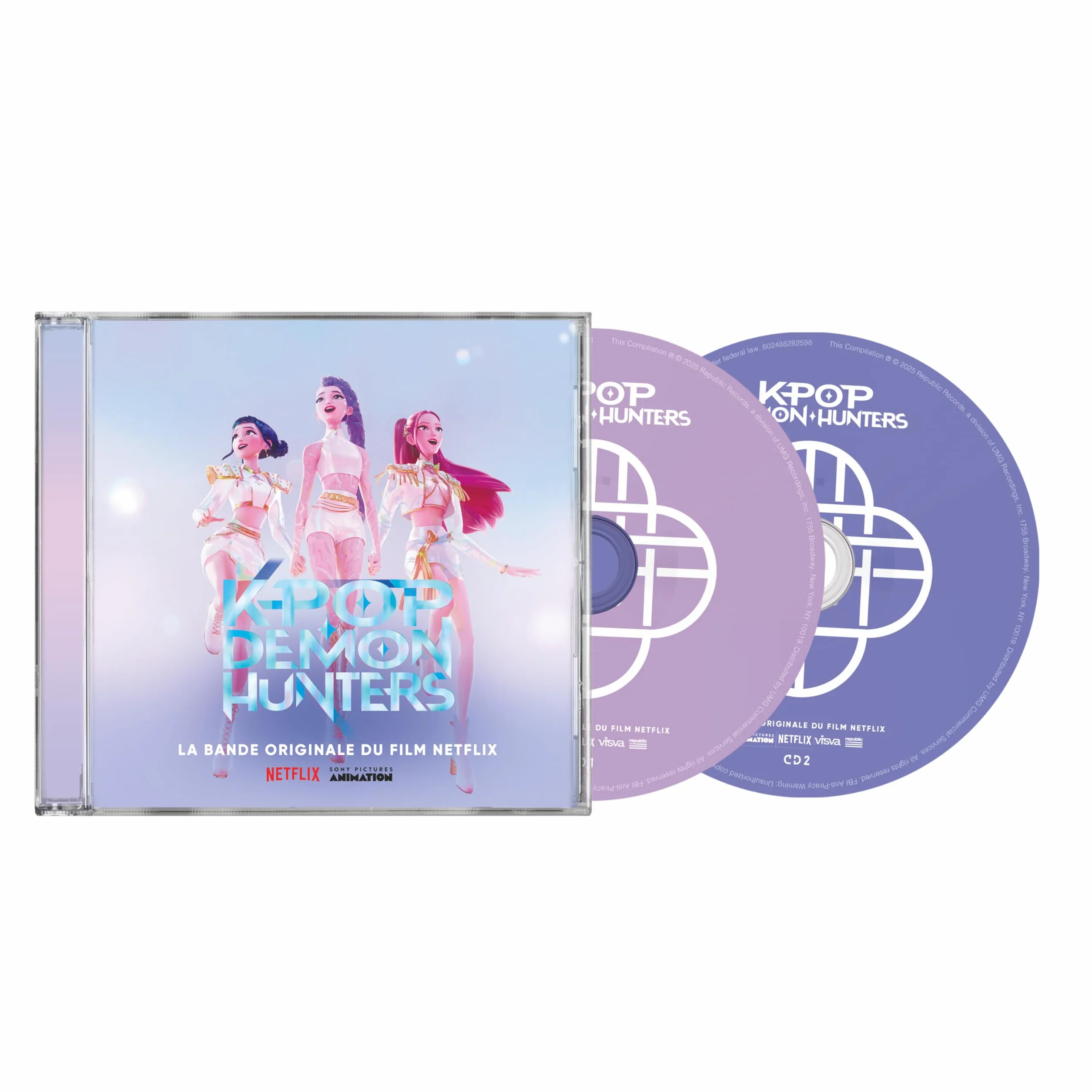 Kpop Démon Hunters Version 2CD inclus 2 titres français