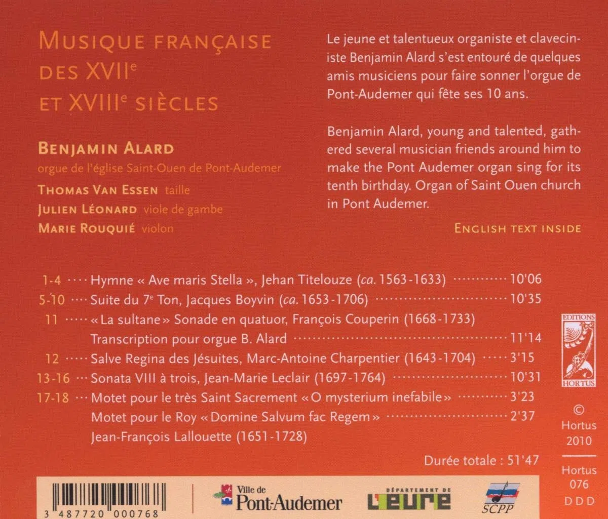 Musique Française des Xviie et Xviiie Siècles