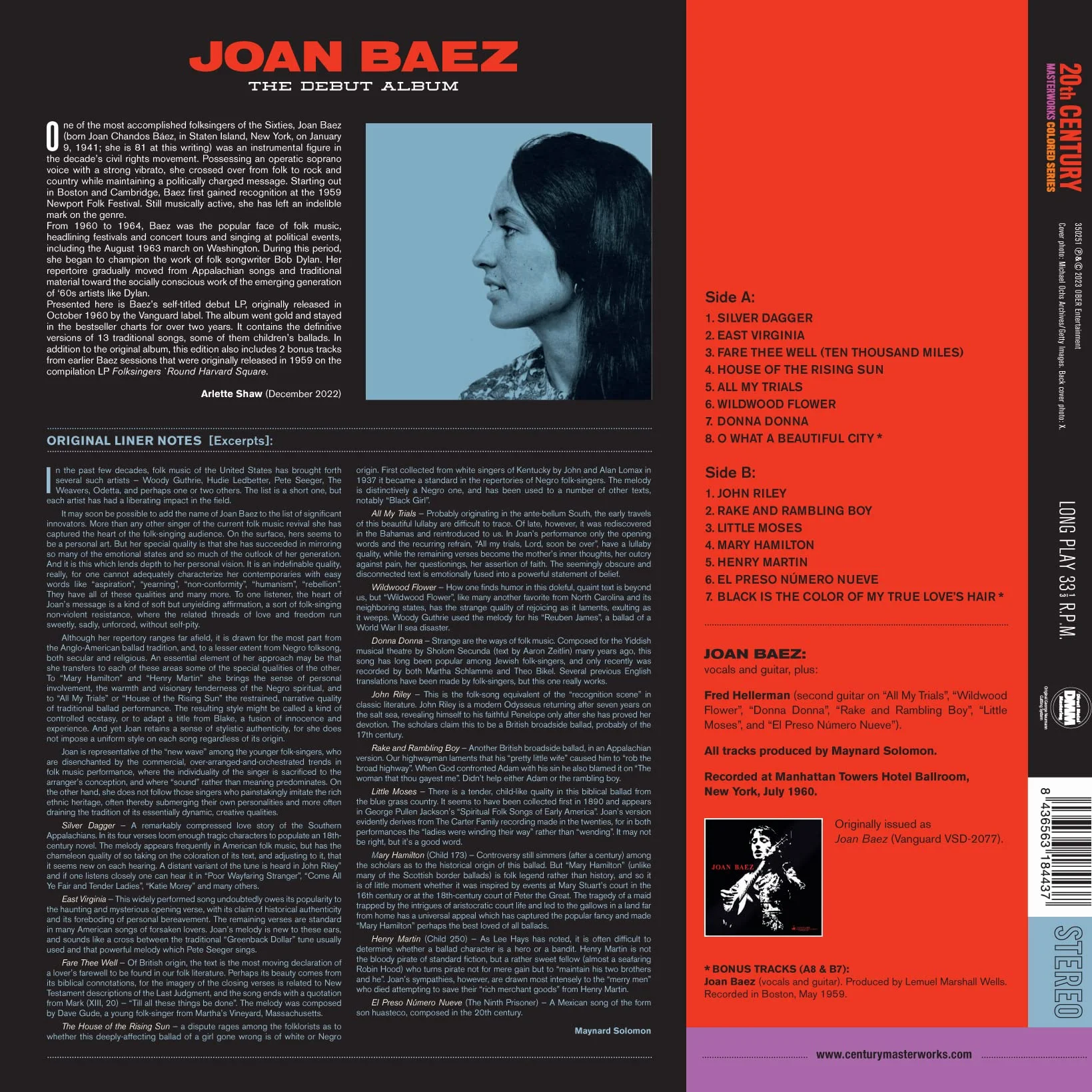 Début Album Rouge Audiophile
