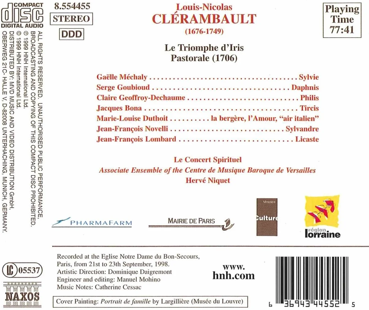 Clérambault Le Triomphe d'Iris