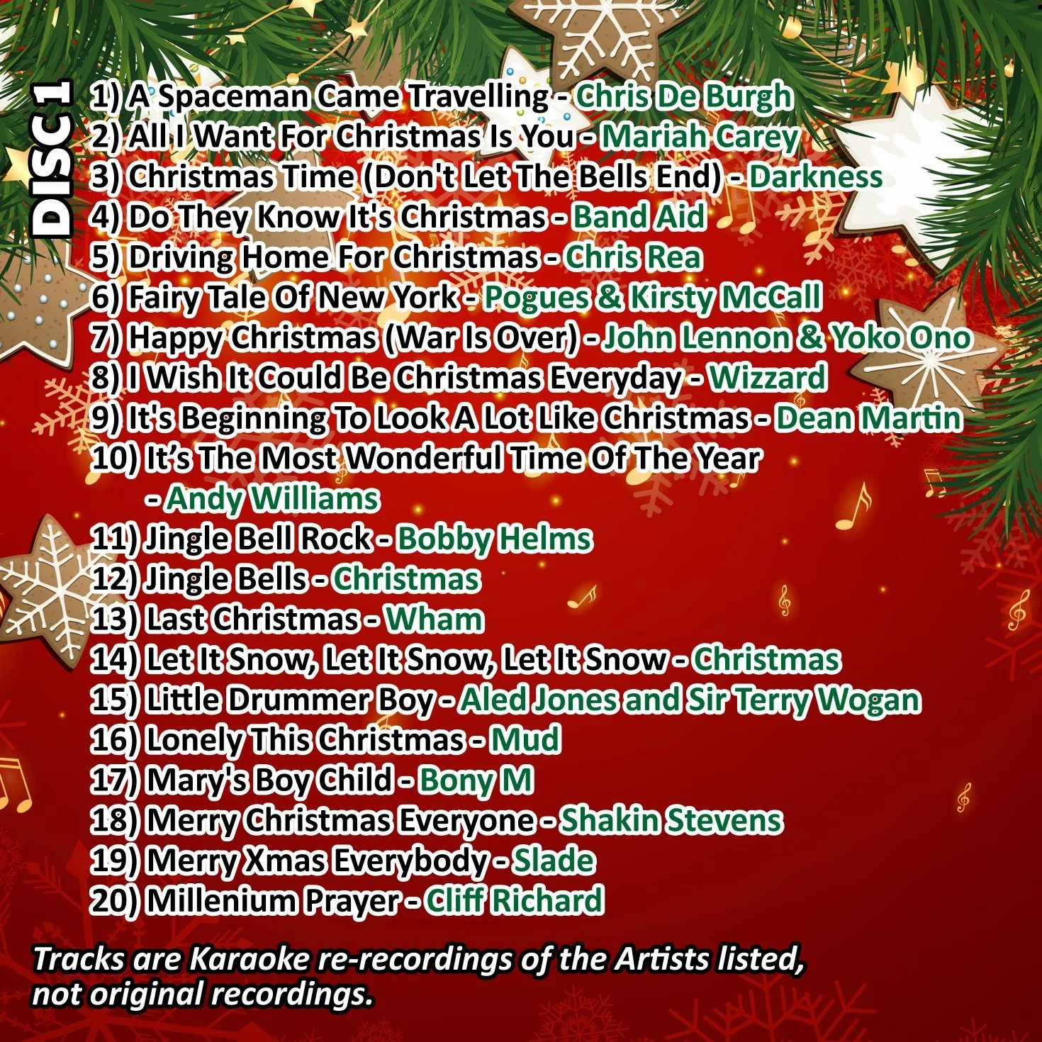 Mr Entertainer Big Hits of Christmas Double CD Pack 40 Classic Xmas Songs