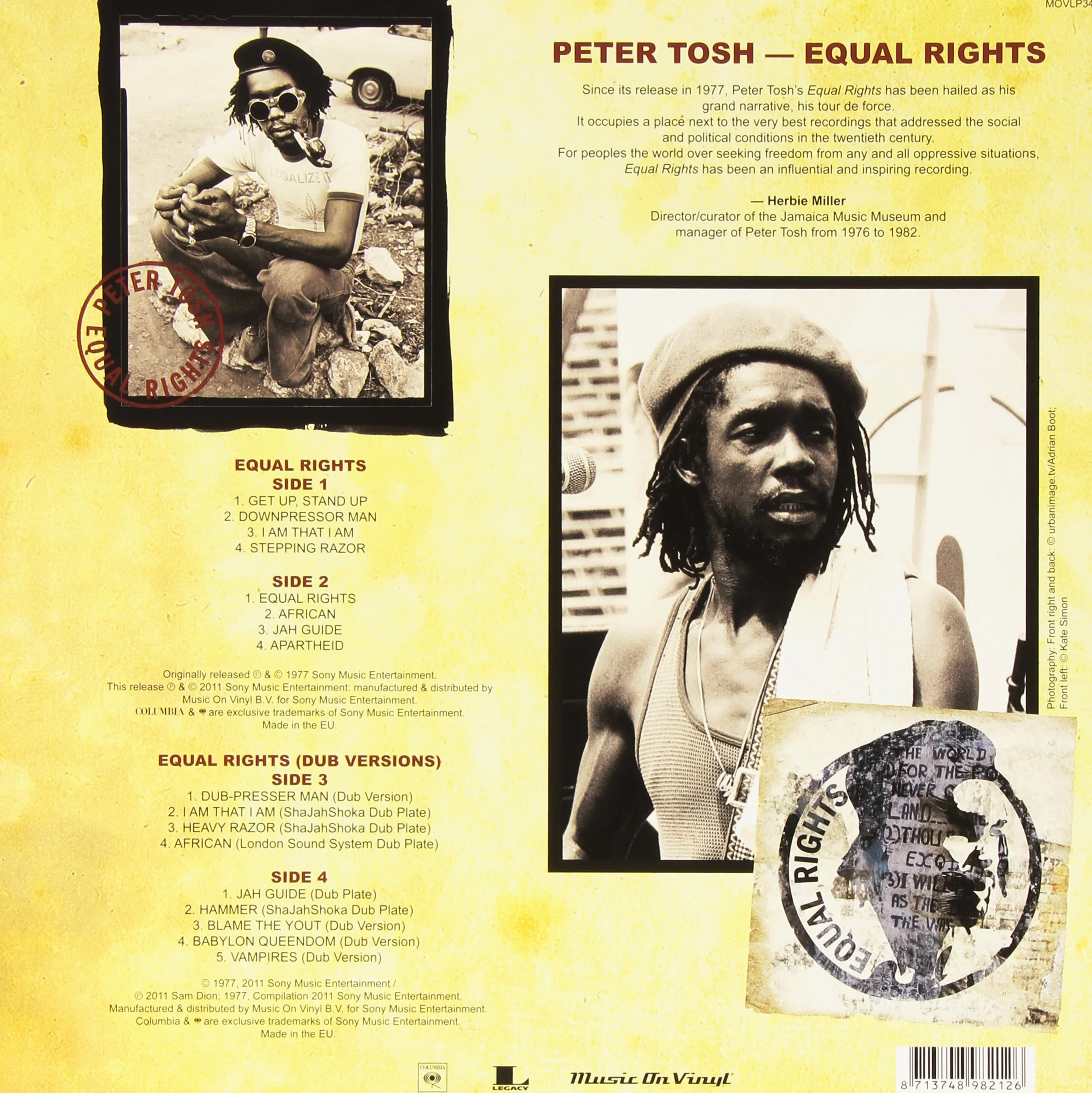 Equal Rights Noir Audiophile Inclus 9 Titres Bonus