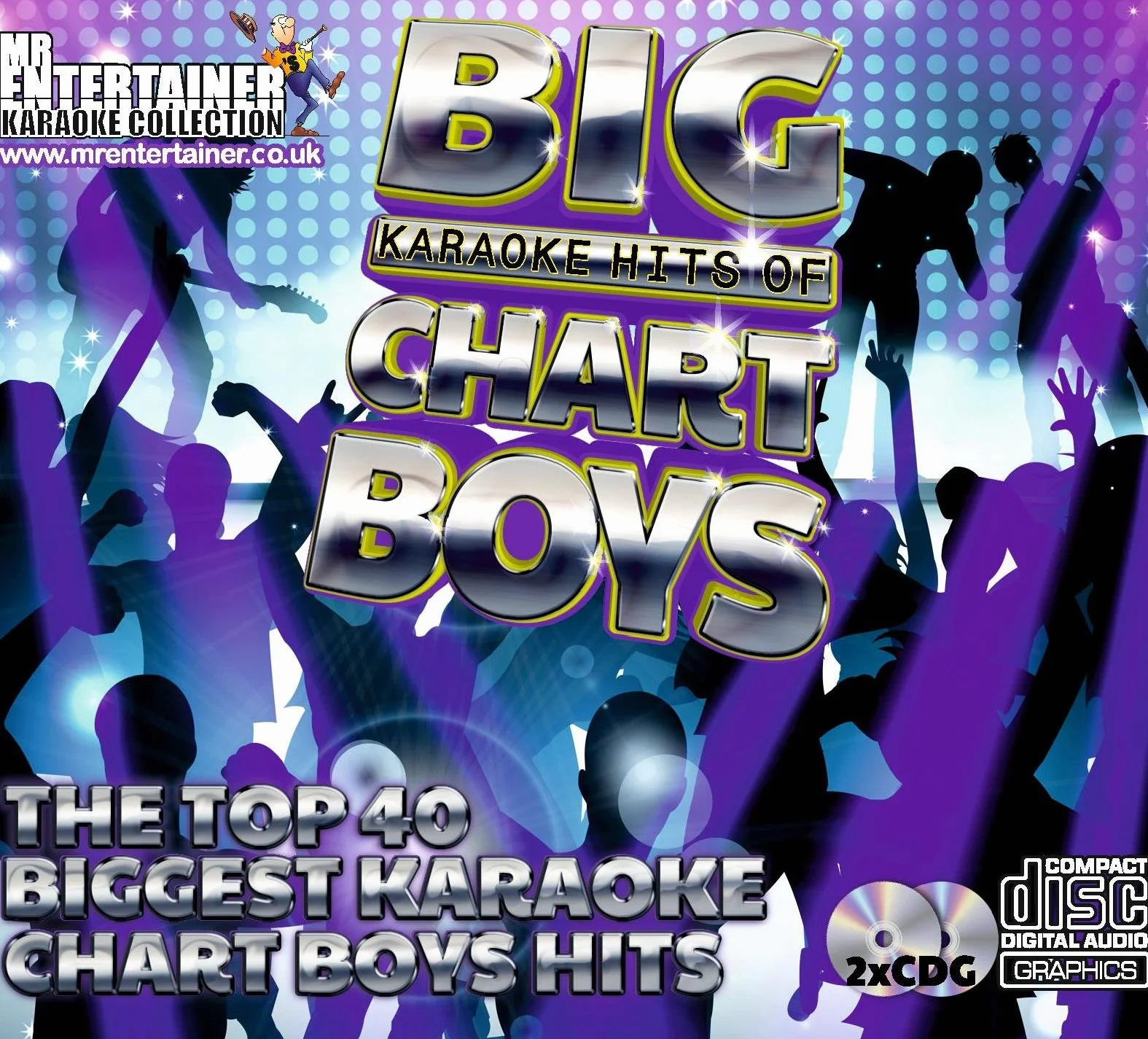 Mr Entertainer Big Hits of Chart Boys Double G G Pack 40 Top Songs Chansons Masculines Modernes