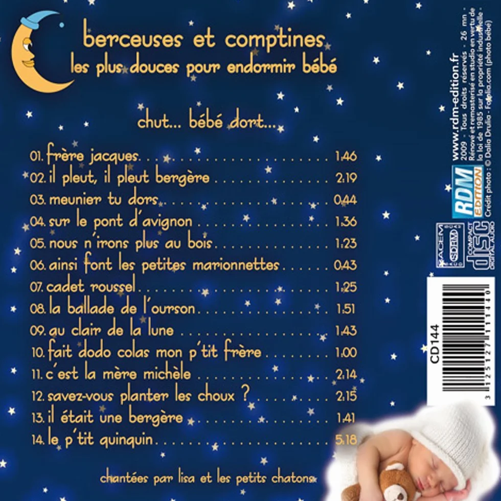 Berceuses et Comptines les Plus Douces pour Endormir Bébé
