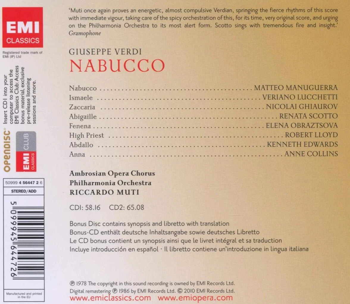 Verdi Nabucco