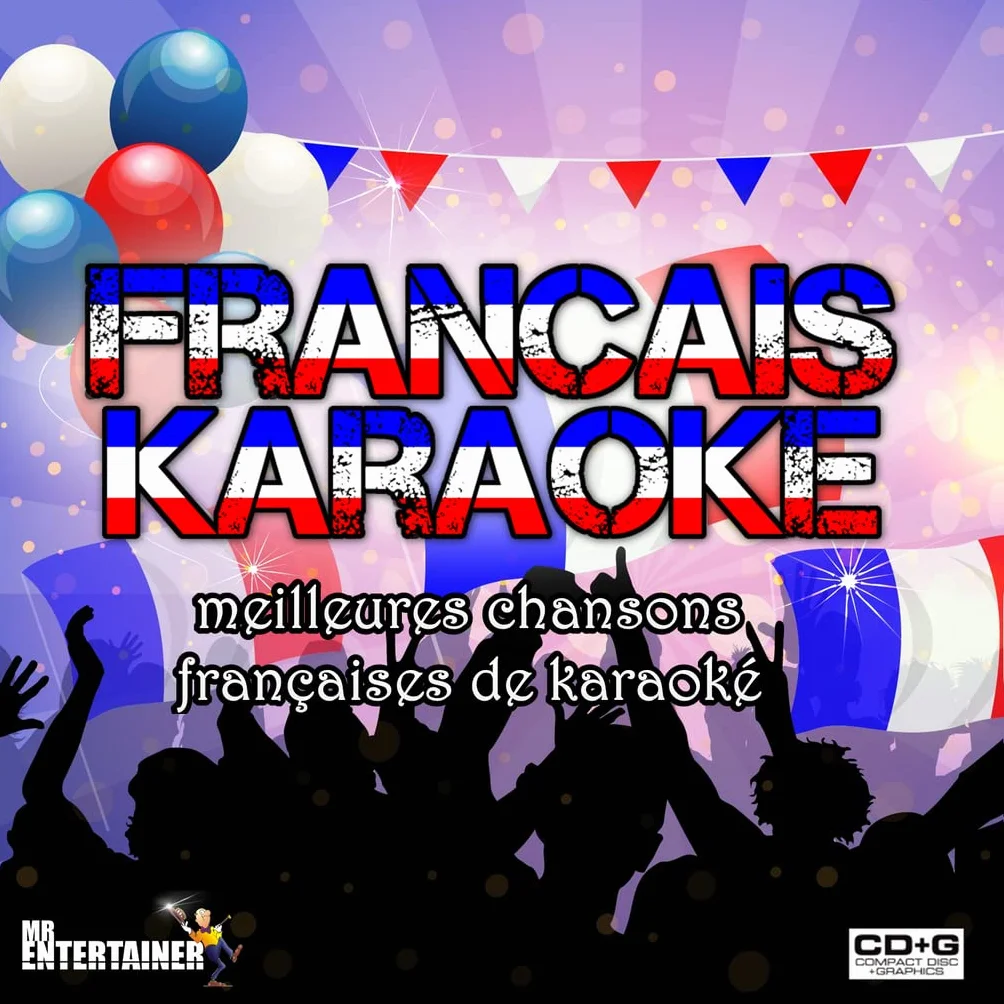 Karaoké Français 2 Disques 38 Chansons Paroles à l'Écran