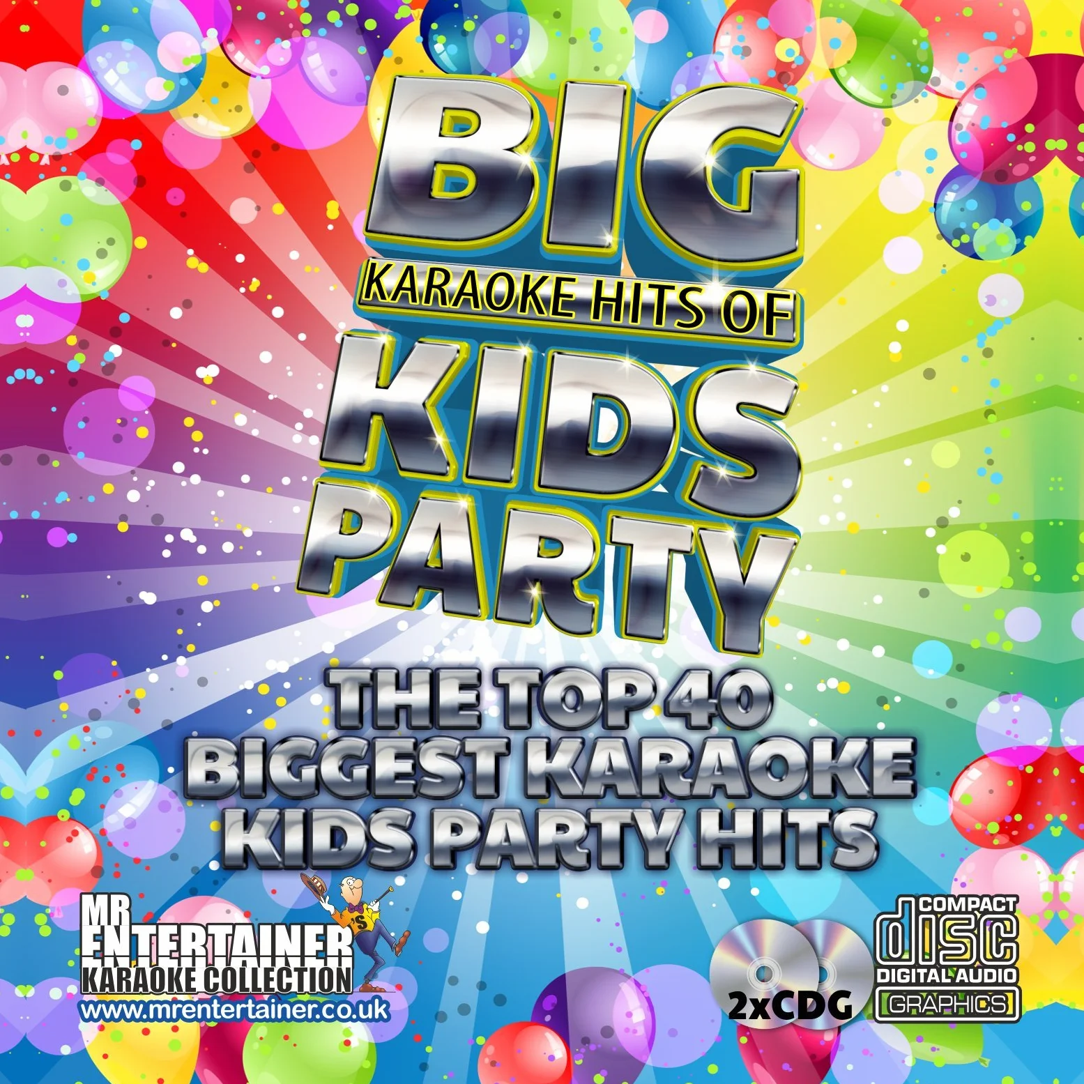 Mr Entertainer Big Hits of Kids Party Double G Pack Top 40 Greatest Childrens Party Songs fête d'enfants karaoké