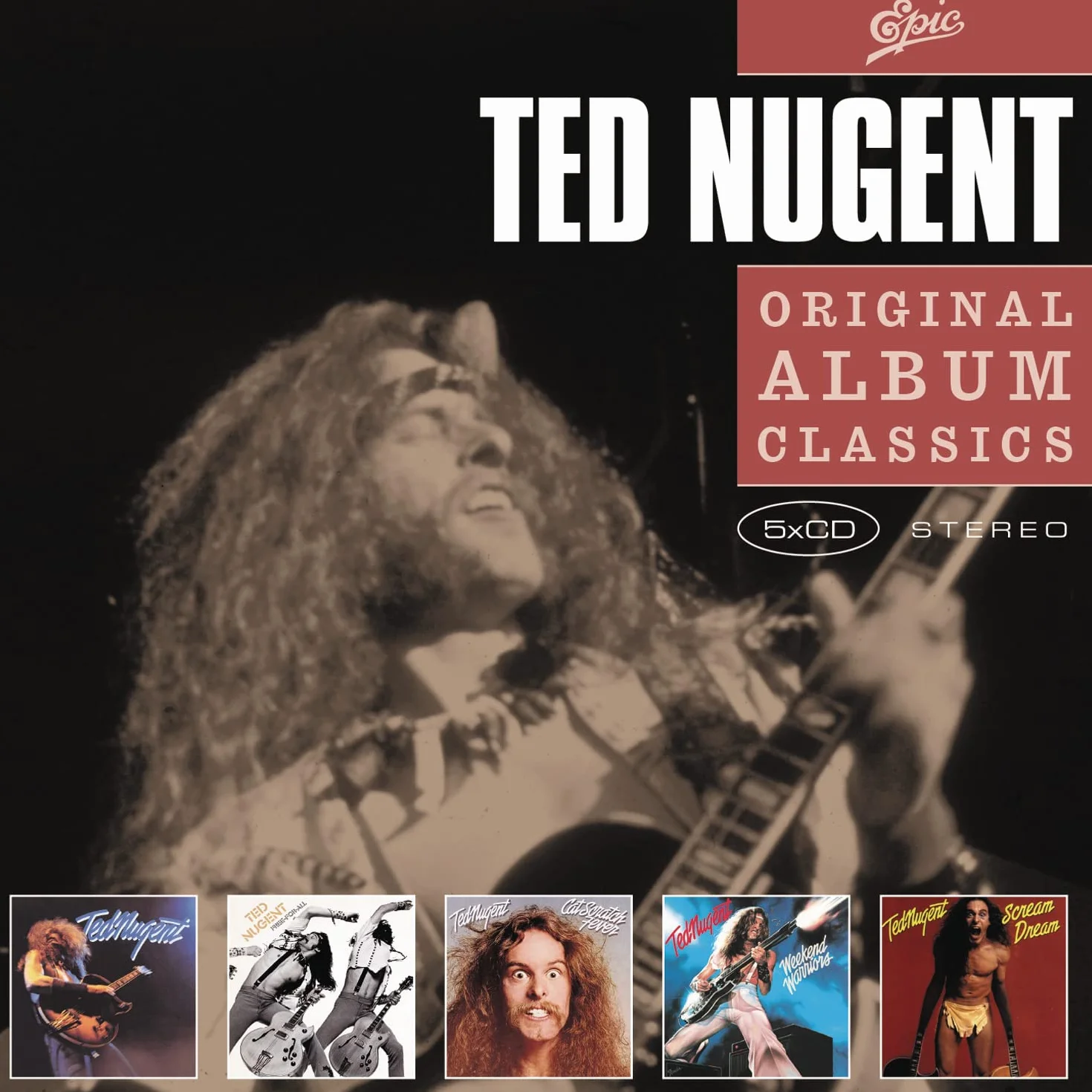 Ted Nugent Original Album Classics Coffret Free-for-All Cat Scratch Fever Weekend Warriors Scream Dream