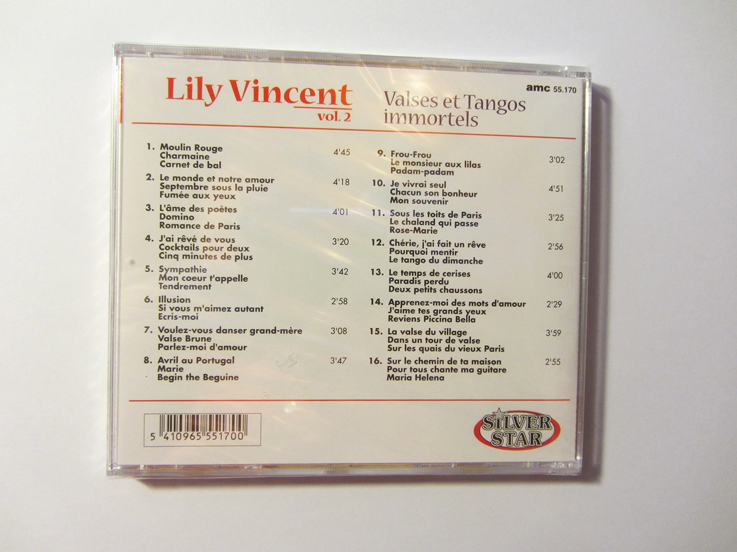 Valses et Tangos Immortels, Volume 2