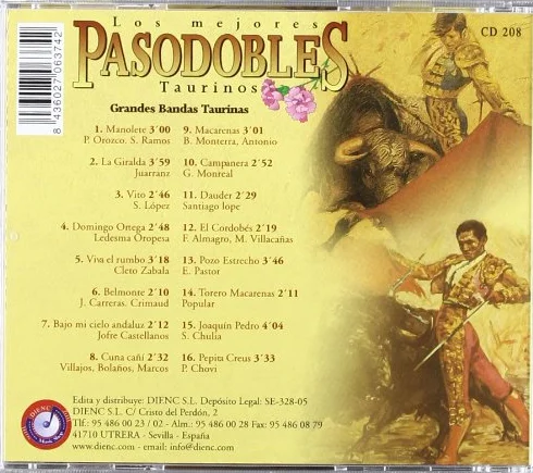 Pasodobles Taurino