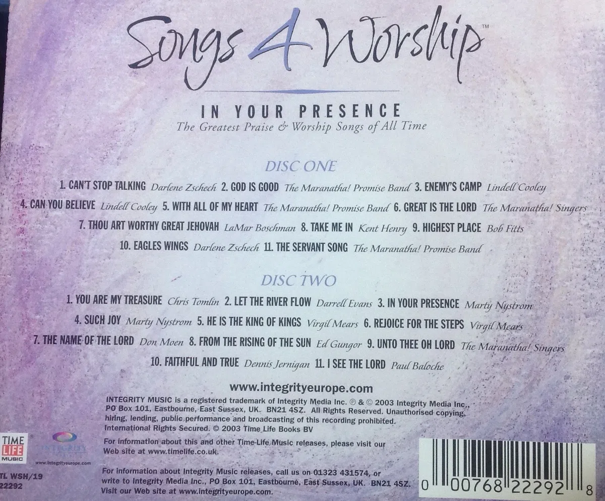 Songs 4 Worship: In Your Presence