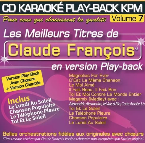 Karaoké Play-Back Kpm Vol. Claude François