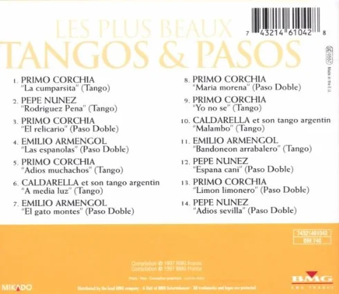 Les Plus Beaux Tangos et Pasos