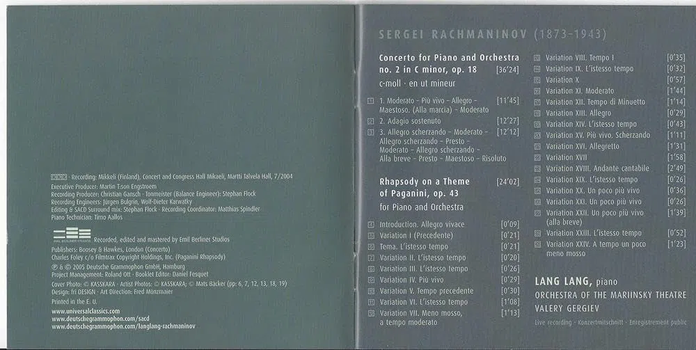 Rachmaninov : Piano Concerto No.2