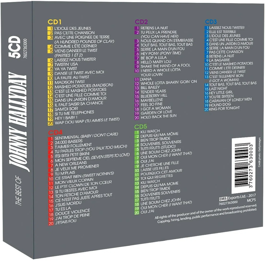 The Best of Johnny Hallyday - Coffret