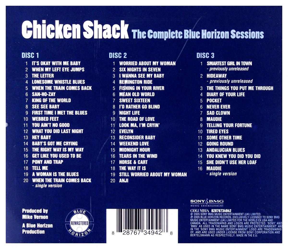 The Complete Blue Horizon Sessions