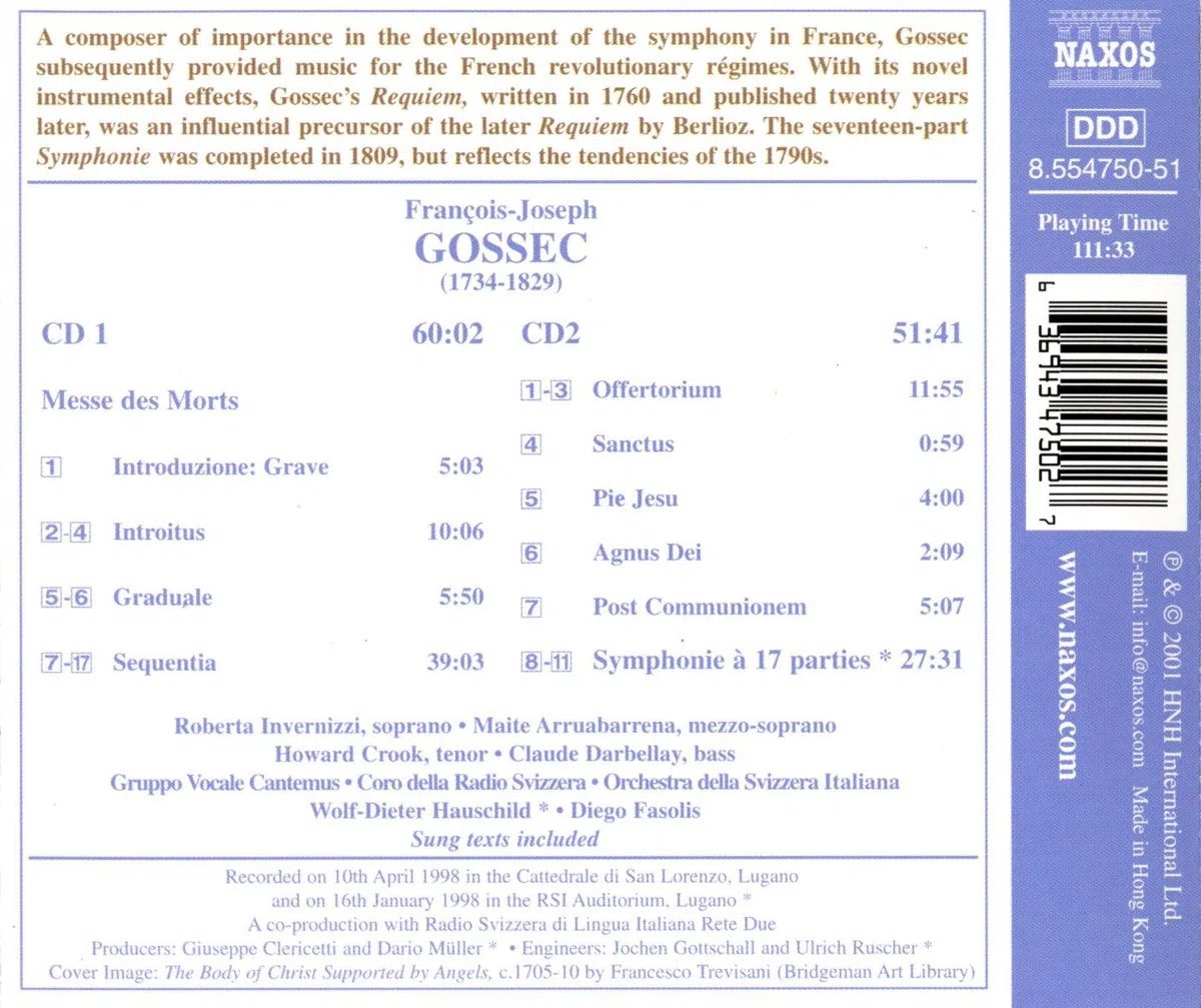 Grande Messe des morts / Symphonie à 17 parties