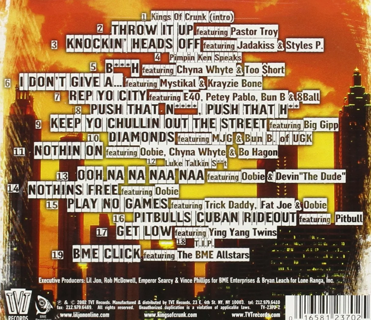 Kings Of Crunk explicit lyrics