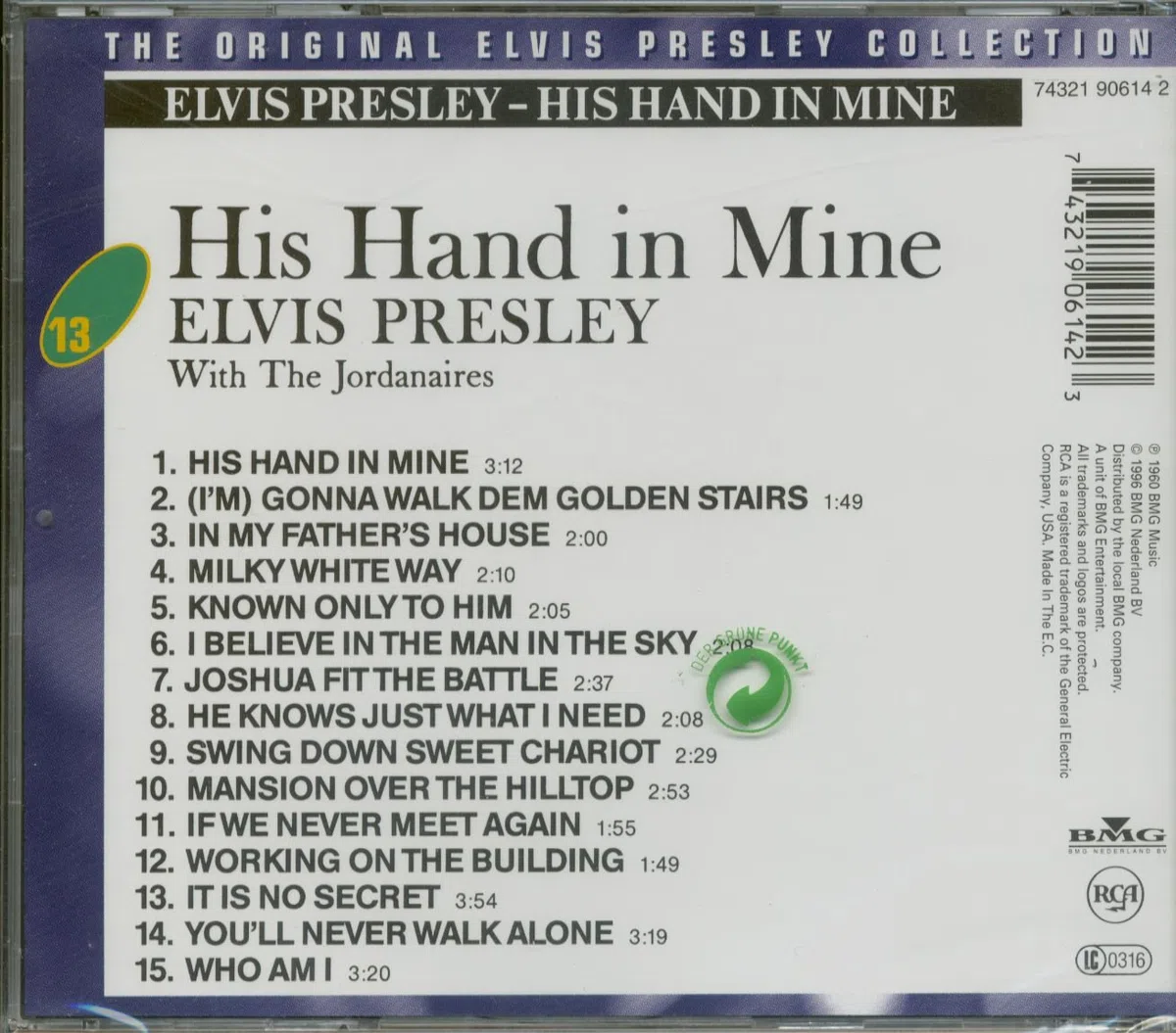 His Hand in Mine: The Original Elvis Presley Collection, Vol. 13