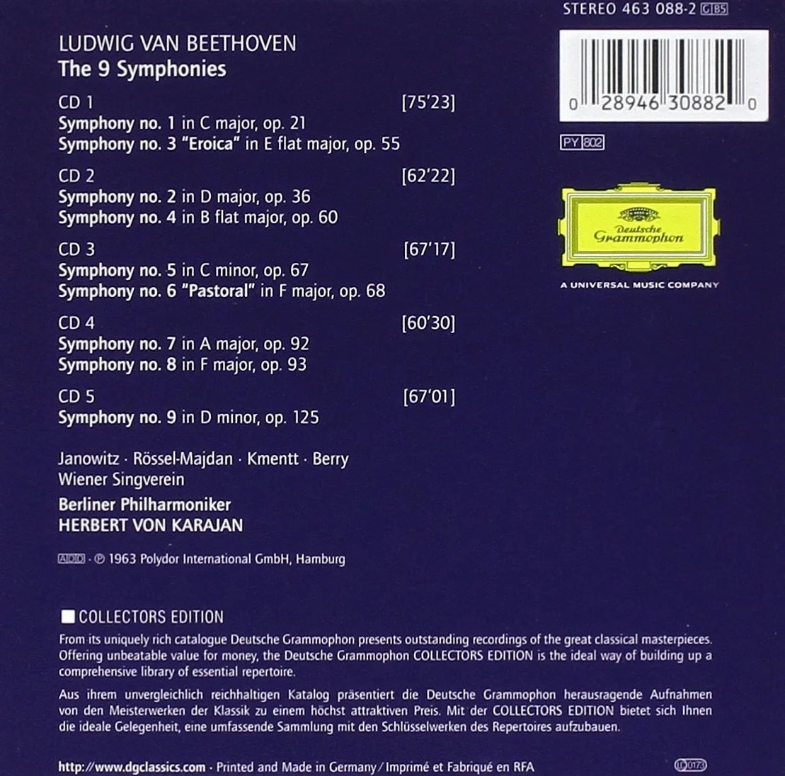 Beethoven: Les 9 Symphonies (Coffret)