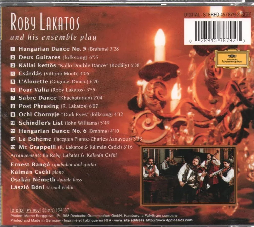 Roby Lakatos La Bohème