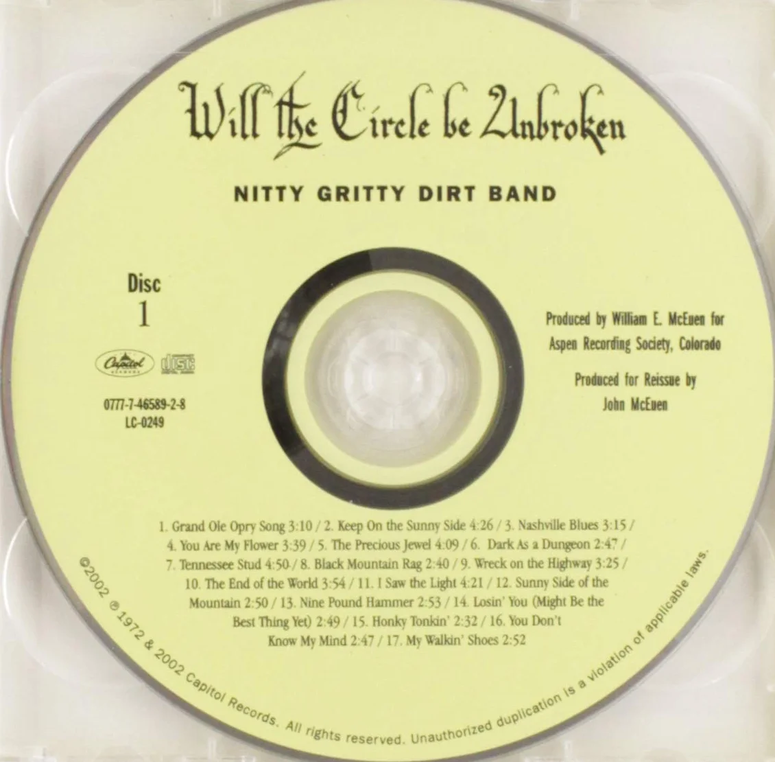 Will the Circle Be