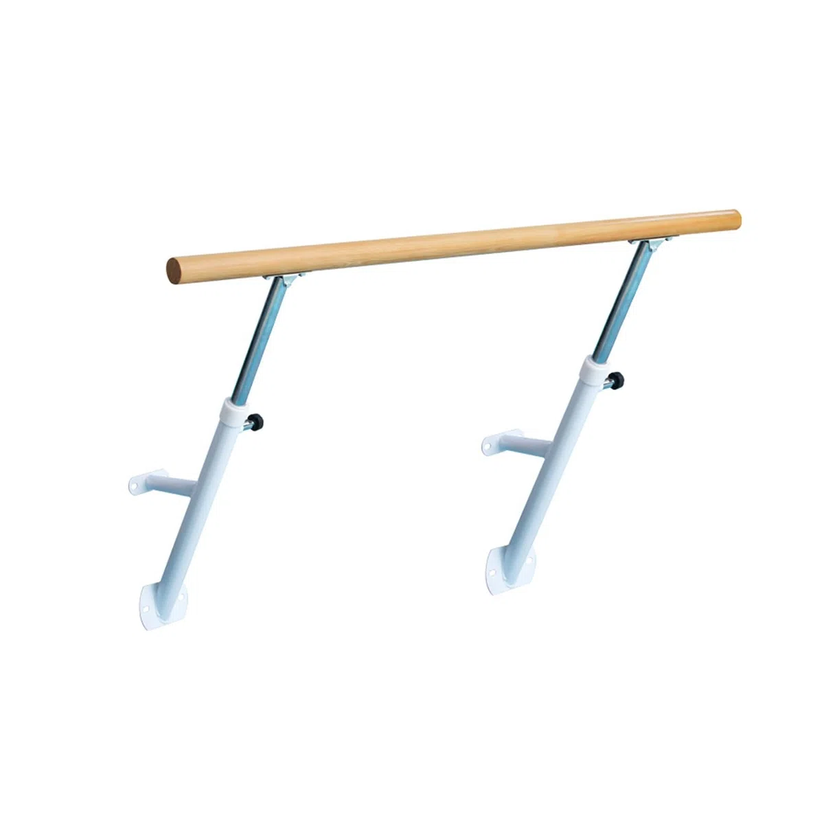 Barre de ballet murale réglable – Bâton de danse en bois robuste pour la maison et le studio – Bâton de danse horizontal de qualité professionnelle