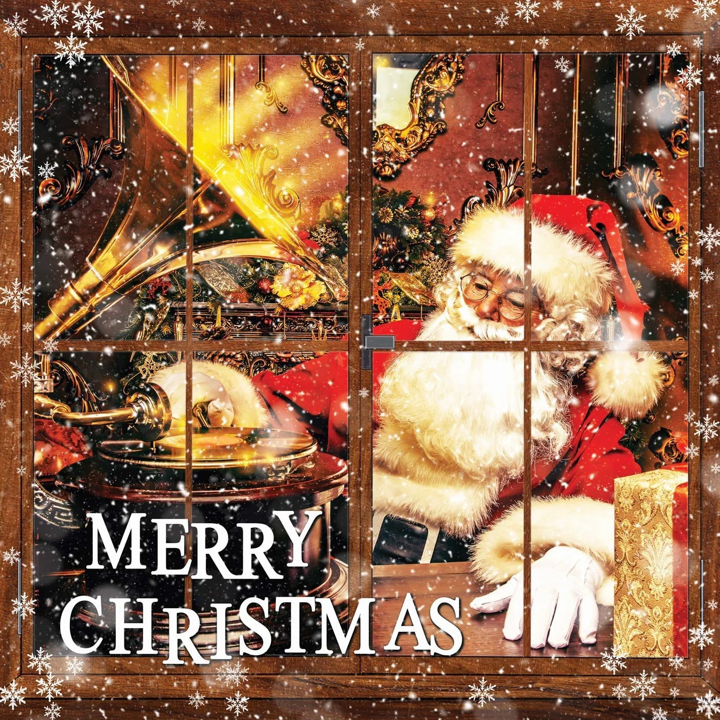 Louis Armstrong Mahalia Jackson Frank Sinatra Miles Davis Sextet Merry Christmas Coloré version Rouge