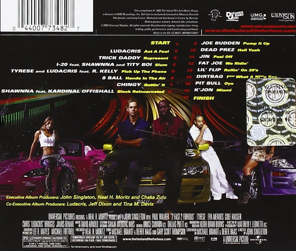 2 Fast 2 Furious Explicit Lyrics
